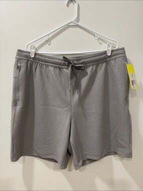 Men's All in Motion Gray Performance Drawstring Shorts